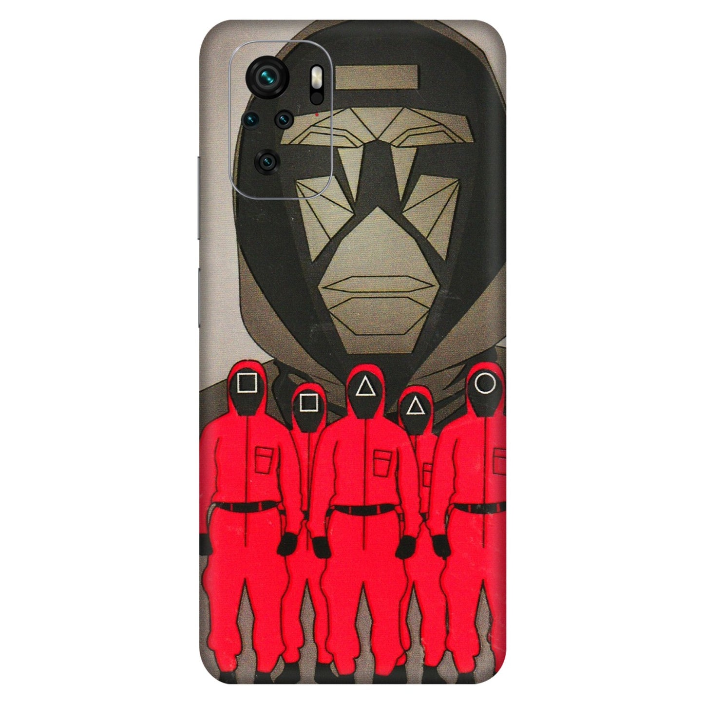 Xiaomi Redmi Phone Skins (All Models) - Squid Game Hero - 3D Embossed Finish (L-245) Redmi Note 10S