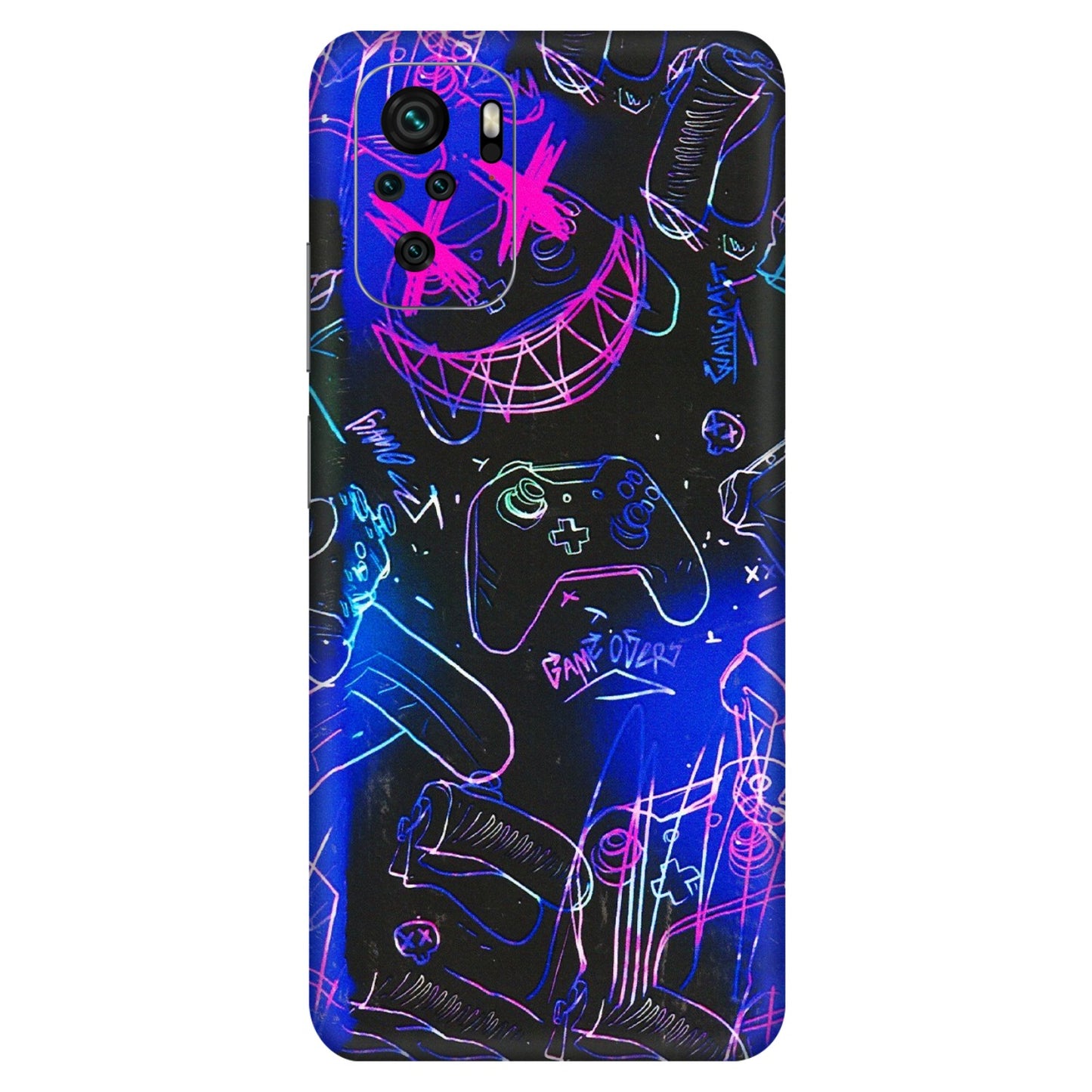 Xiaomi Redmi Phone Skins (All Models) - Gamers Paradise - 3D Embossed Finish (L-258) Redmi Note 10S