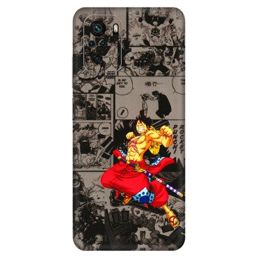 Xiaomi Redmi Phone Skins (All Models) - One Piece Rocket Punch Manga - 3D Embossed Finish (L-25) Redmi Note 10S