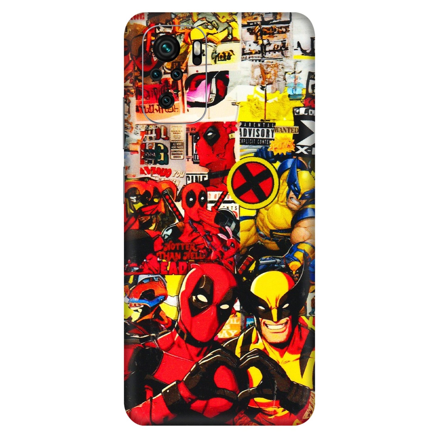 Xiaomi Redmi Phone Skins (All Models) - Spidy Wolverine - 3D Embossed Finish (L-310) Redmi Note 10S