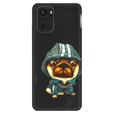 Xiaomi Redmi Phone Skins (All Models) - Puppy N Hoodie - 3D Embossed Finish (L-90) Redmi Note 10S