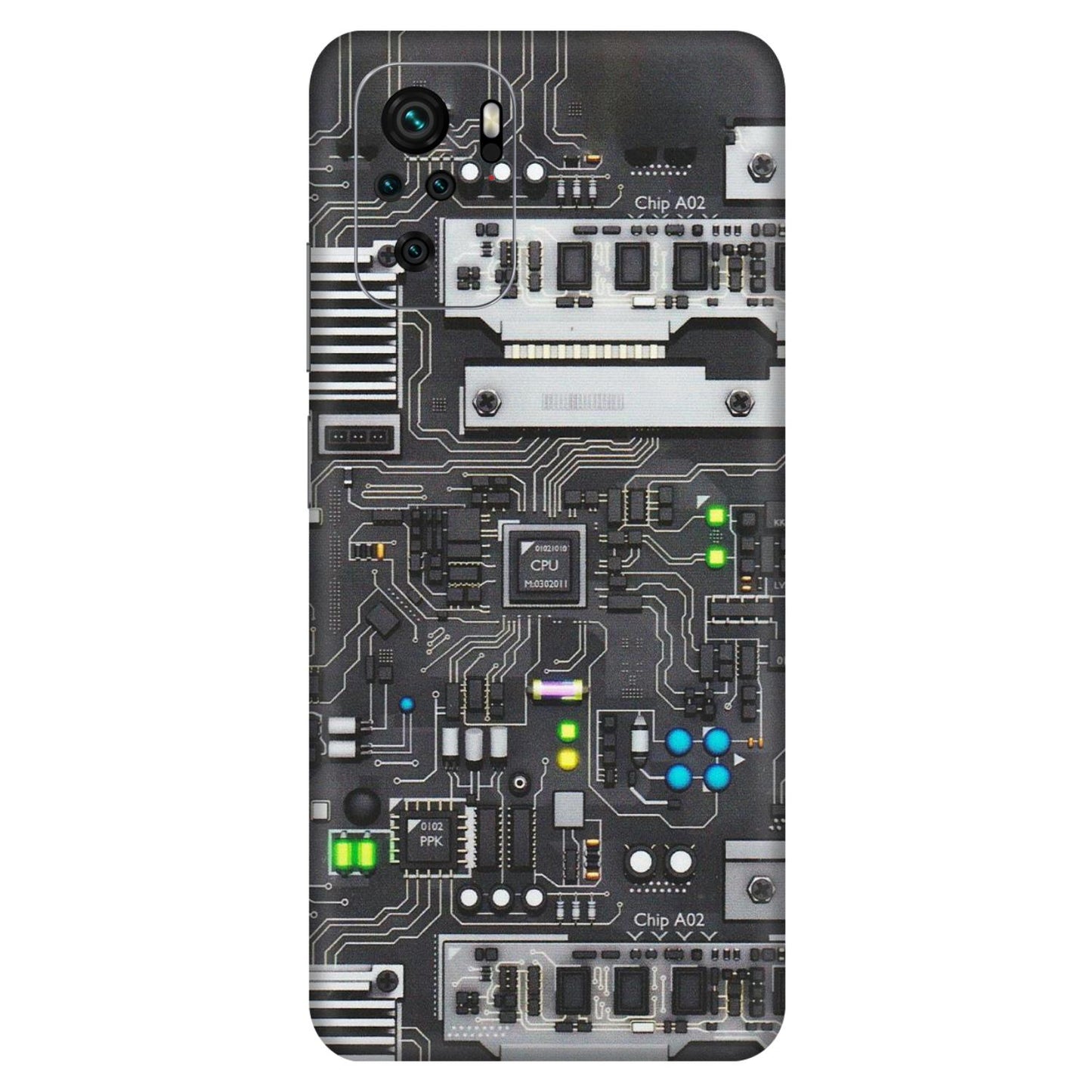 Xiaomi Redmi Phone Skins (All Models) - Motherboard Internals - Matte Finish (M-135) Redmi Note 10S
