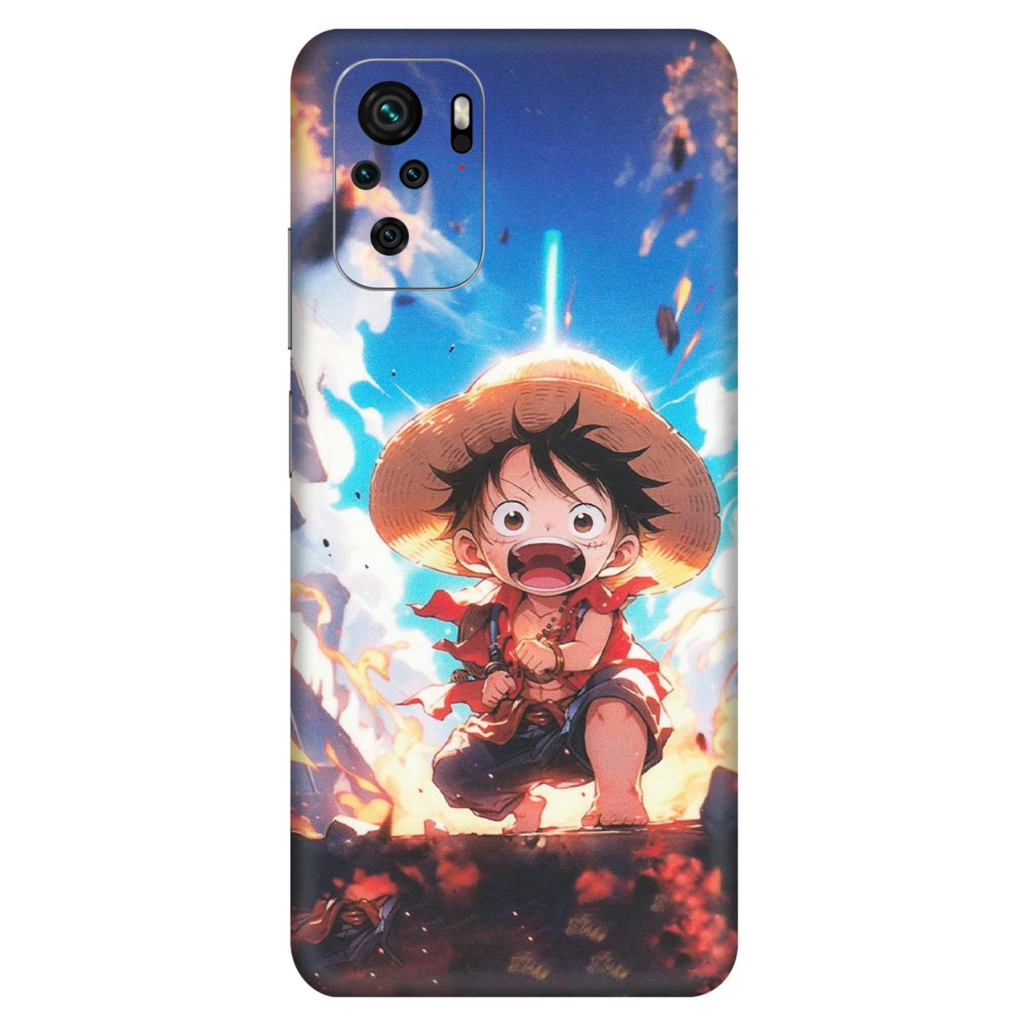 Xiaomi Redmi Phone Skins (All Models) - Toon One Piece Cute Character - Matte Finish (M-35) Redmi Note 10S