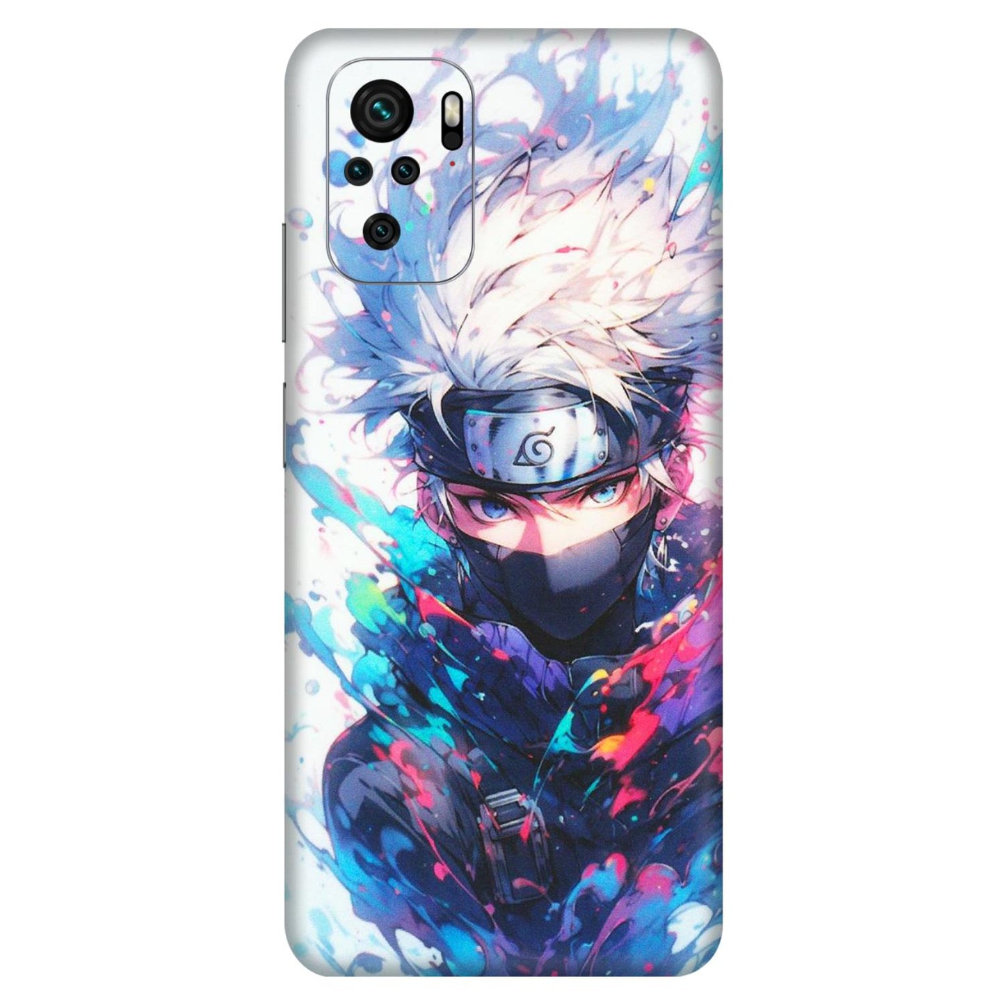 Xiaomi Redmi Phone Skins (All Models) - Naruto Face Mask - Matte Finish (M-03) Redmi Note 10S
