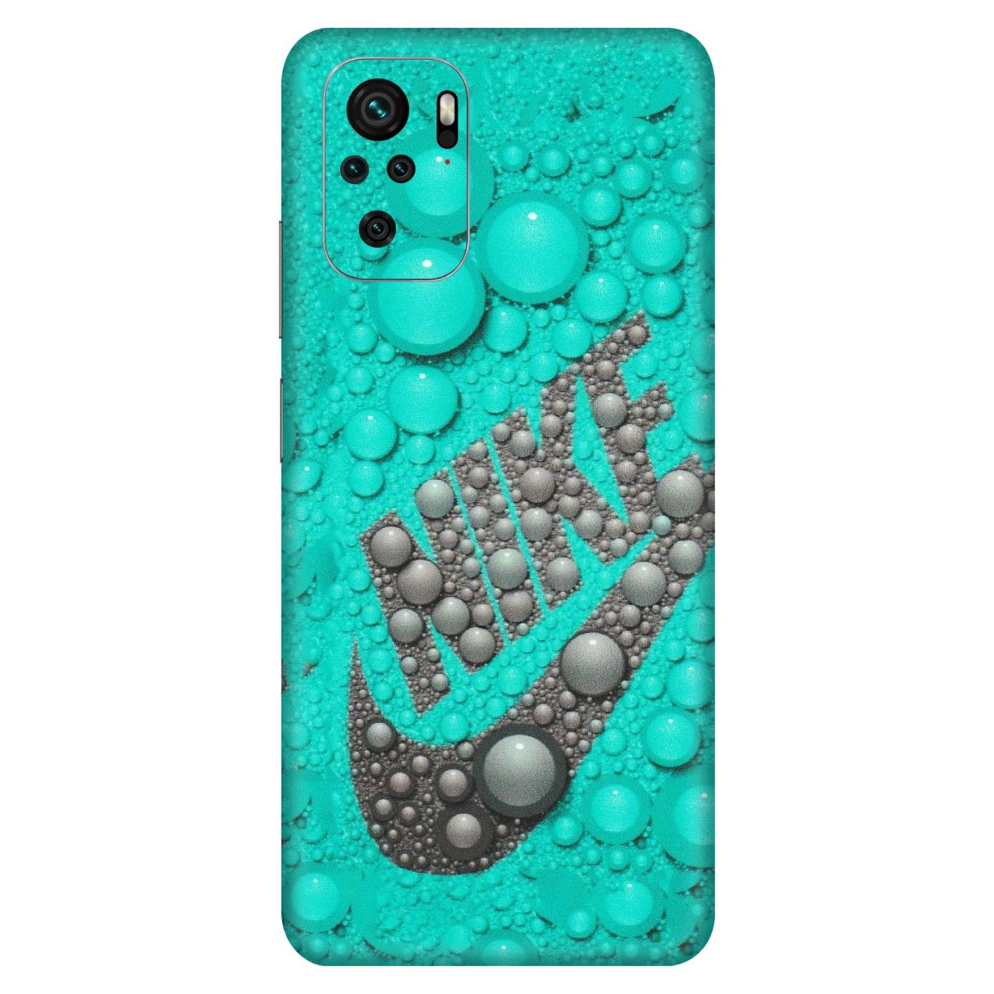Xiaomi Redmi Phone Skins (All Models) - Shoe Brand Bubbles - Matte Finish (M-42) Redmi Note 10S