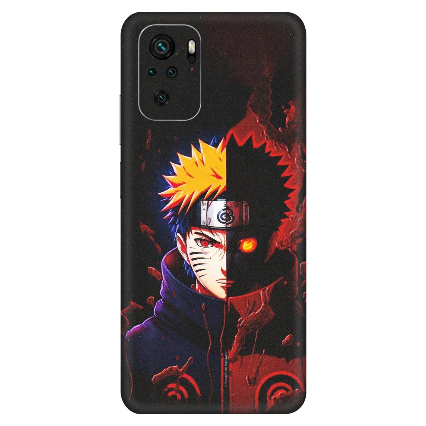 Xiaomi Redmi Phone Skins (All Models) - Naruto X Evil - Matte Finish (M-70) Redmi Note 10S