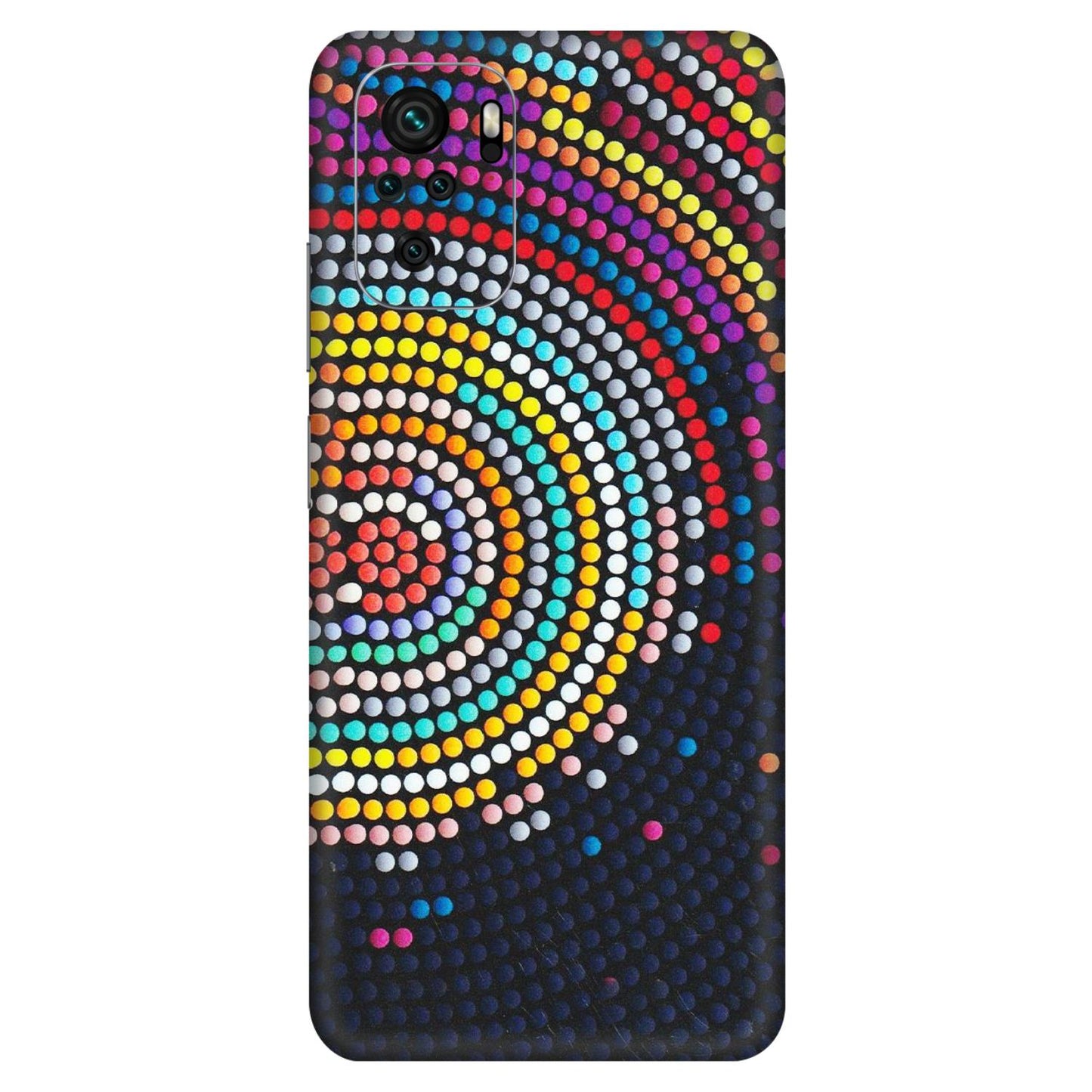 Xiaomi Redmi Phone Skins (All Models) - Rainbow Dot Mandala - Matte Finish (M-97) Redmi Note 10S