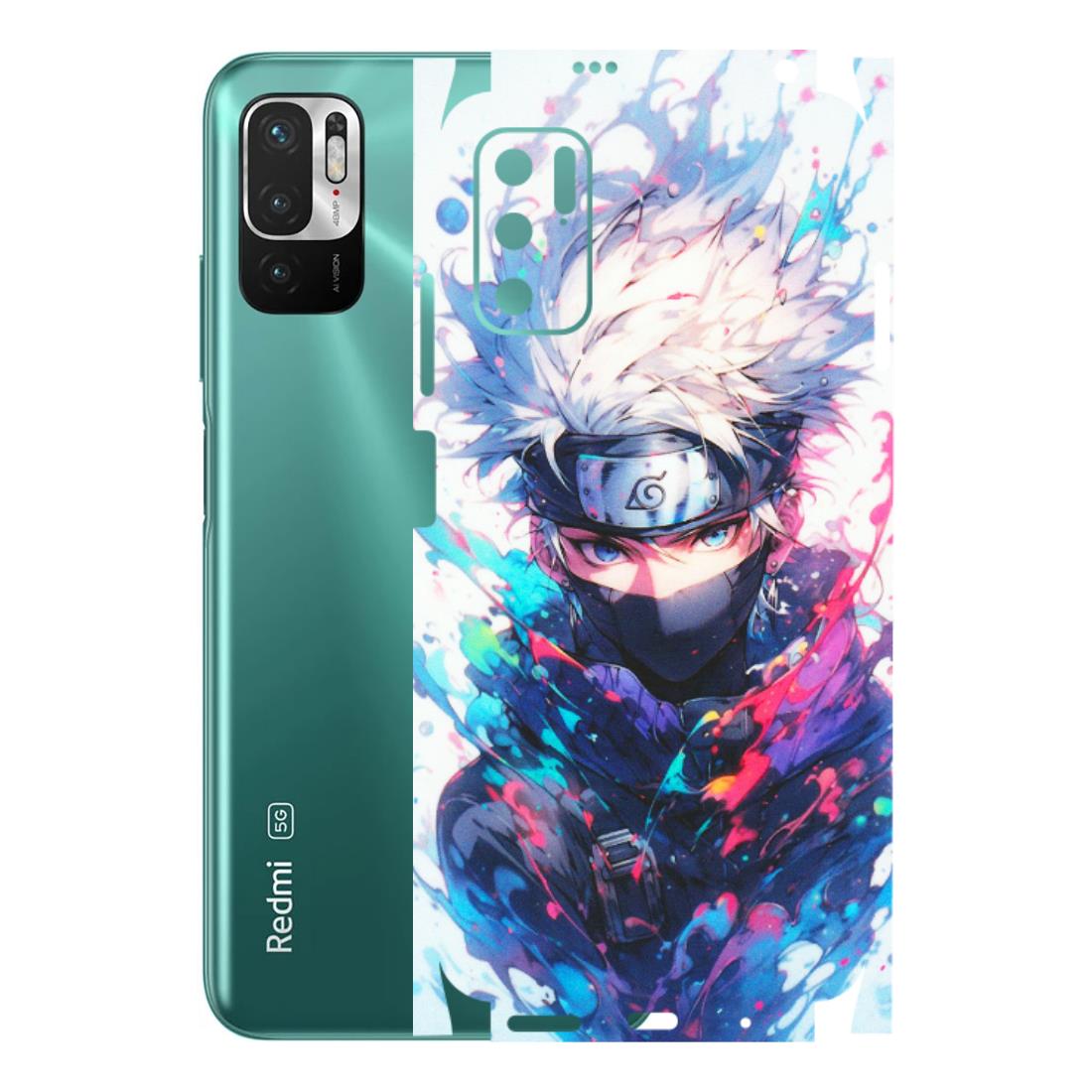 Xiaomi Redmi Phone Skins (All Models) - Naruto Face Mask - Matte Finish (M-03) Redmi Note 10T 5G