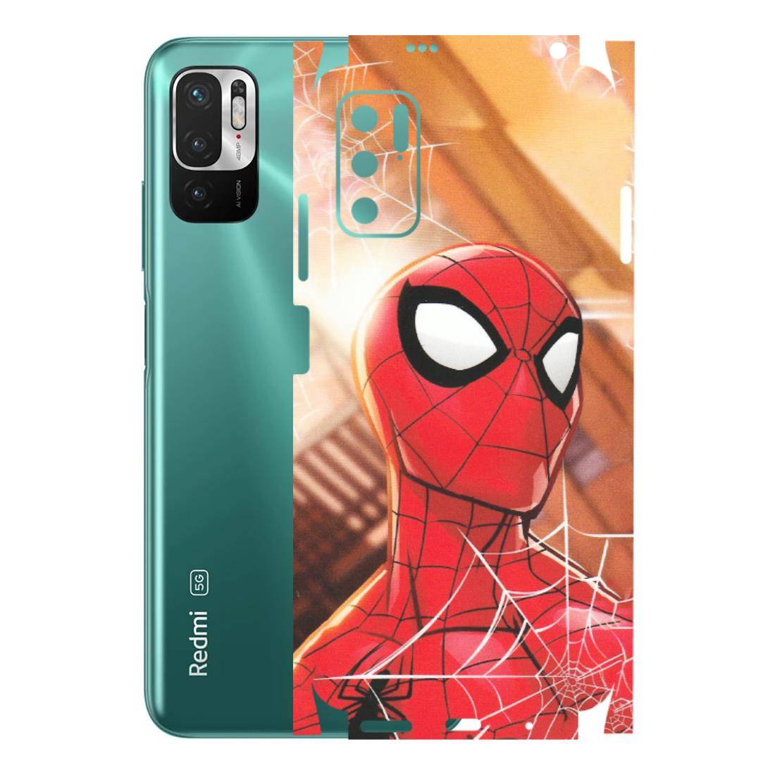Xiaomi Redmi Phone Skins (All Models) - Spiderman Face New - Matte Finish (M-41) Redmi Note 10T 5G