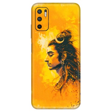 Xiaomi Redmi Phone Skins (All Models) - Shiv Shakti - 3D Embossed Finish (L-14) Redmi Note 10T 5G