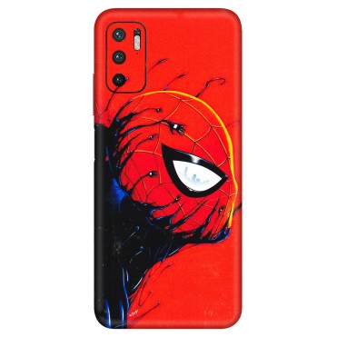 Xiaomi Redmi Phone Skins (All Models) - Spiderman Face Venom - 3D Embossed Finish (L-165) Redmi Note 10T 5G