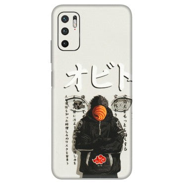 Xiaomi Redmi Phone Skins (All Models) - Obito Anime Eye - 3D Embossed Finish (L-19) Redmi Note 10T 5G
