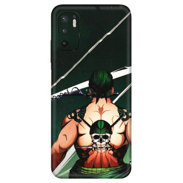 Xiaomi Redmi Phone Skins (All Models) - Zoro Anime - 3D Embossed Finish (L-23) Redmi Note 10T 5G