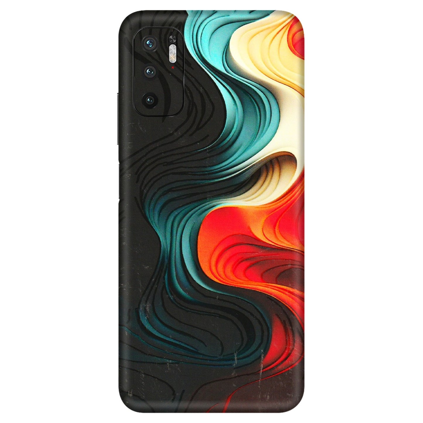 Xiaomi Redmi Phone Skins (All Models) - The Silky Swirl - 3D Embossed Finish (L-240) Redmi Note 10T 5G