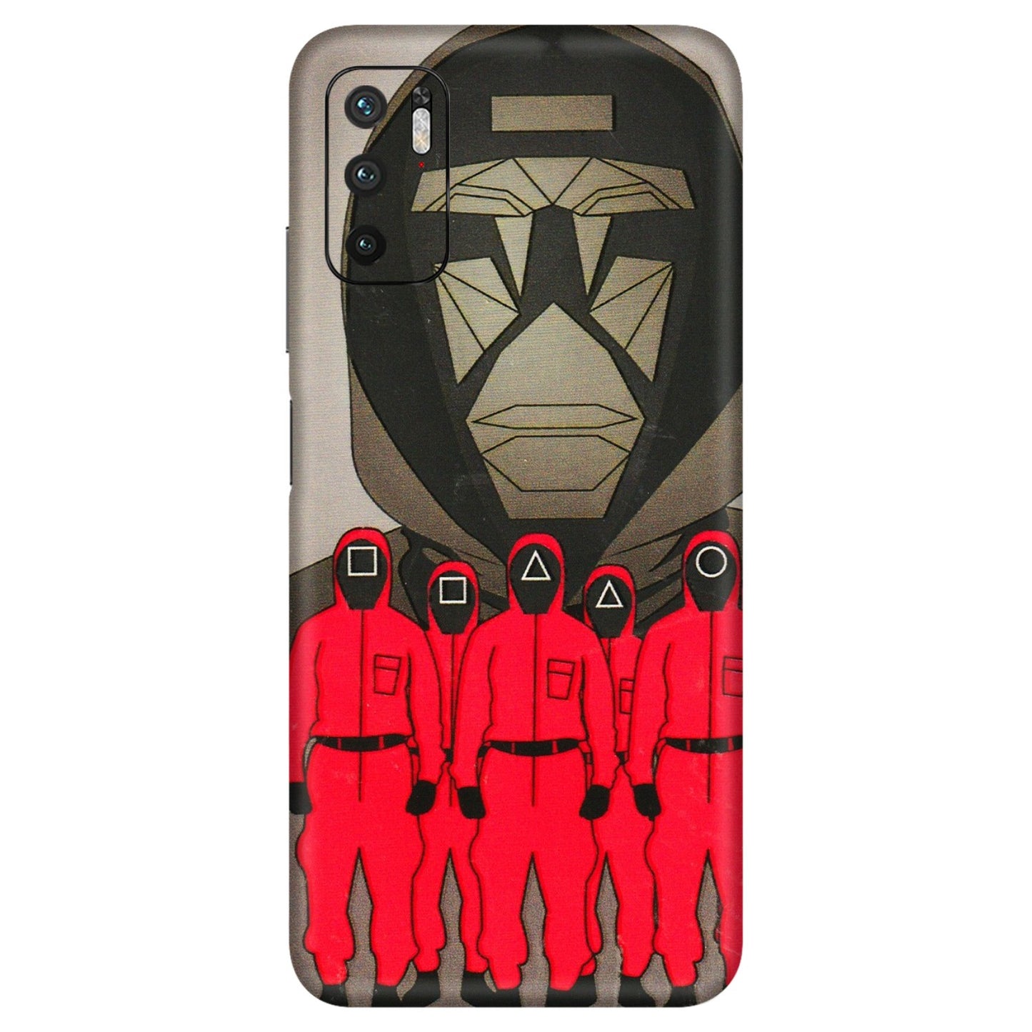 Xiaomi Redmi Phone Skins (All Models) - Squid Game Hero - 3D Embossed Finish (L-245) Redmi Note 10T 5G