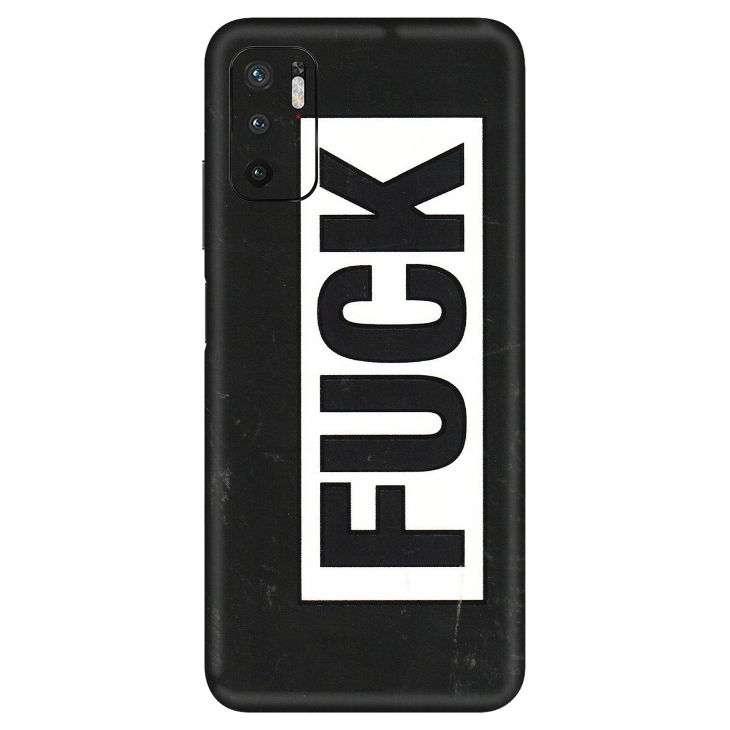 Xiaomi Redmi Phone Skins (All Models) - The F Word - 3D Embossed Finish (L-255) Redmi Note 10T 5G