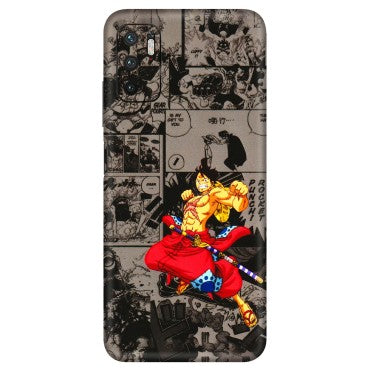 Xiaomi Redmi Phone Skins (All Models) - One Piece Rocket Punch Manga - 3D Embossed Finish (L-25) Redmi Note 10T 5G