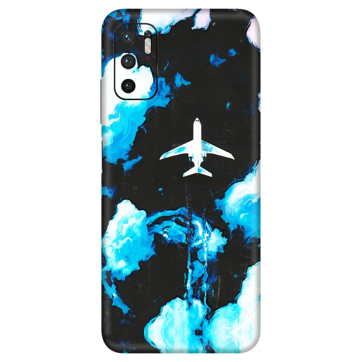 Xiaomi Redmi Phone Skins (All Models) - Travel In Airline - 3D Embossed Finish (L-264) Redmi Note 10T 5G
