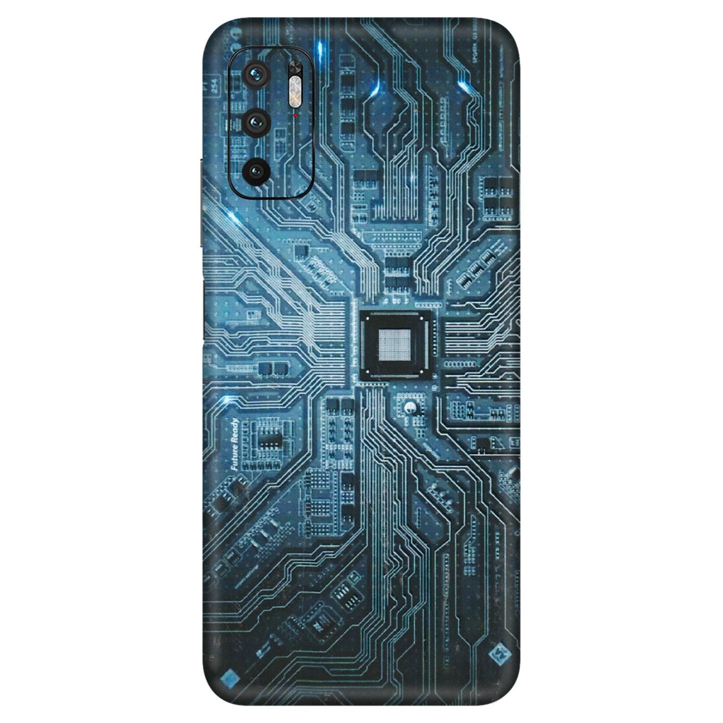 Xiaomi Redmi Phone Skins (All Models) - Original Circuit - 3D Embossed Finish (L-267) Redmi Note 10T 5G