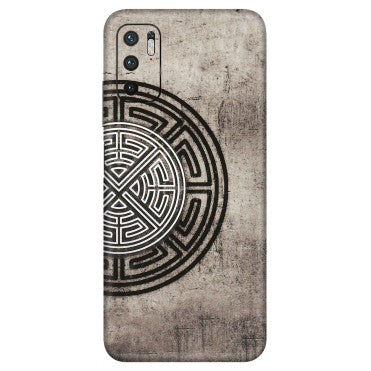 Xiaomi Redmi Phone Skins (All Models) - Mysterious Circular Design - 3D Embossed Finish (L-63) Redmi Note 10T 5G