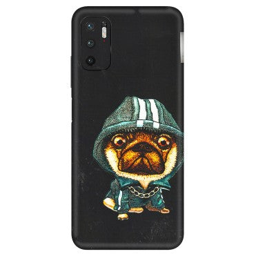 Xiaomi Redmi Phone Skins (All Models) - Puppy N Hoodie - 3D Embossed Finish (L-90) Redmi Note 10T 5G