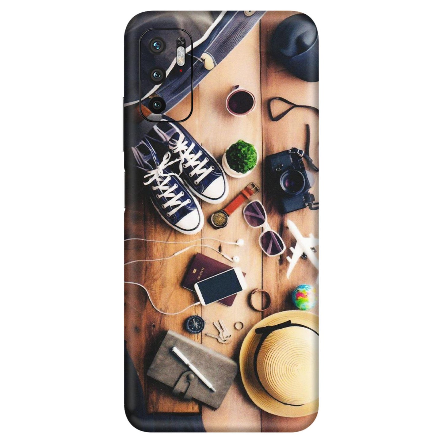 Xiaomi Redmi Phone Skins (All Models) - Travel Wanderlust - Matte Finish (M-133) Redmi Note 10T 5G