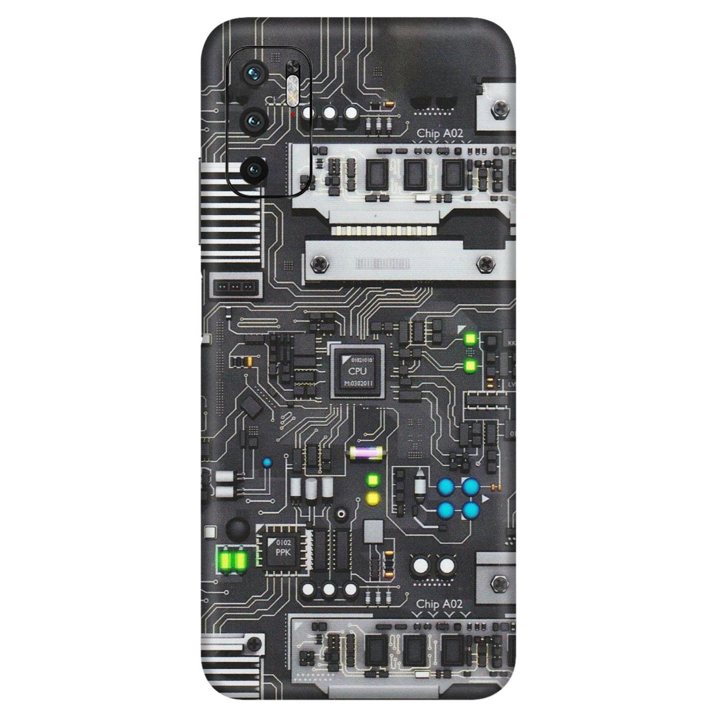 Xiaomi Redmi Phone Skins (All Models) - Motherboard Internals - Matte Finish (M-135) Redmi Note 10T 5G
