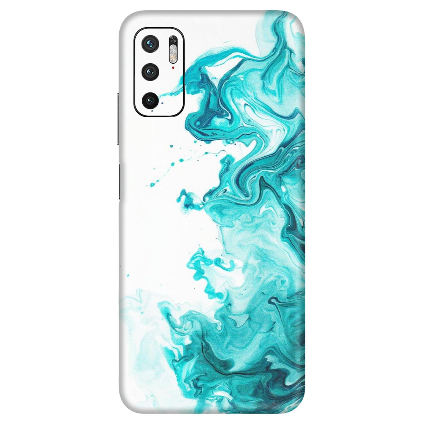 Xiaomi Redmi Phone Skins (All Models) - Sky Blue Abstract Colour - Matte Finish (M-146) Redmi Note 10T 5G