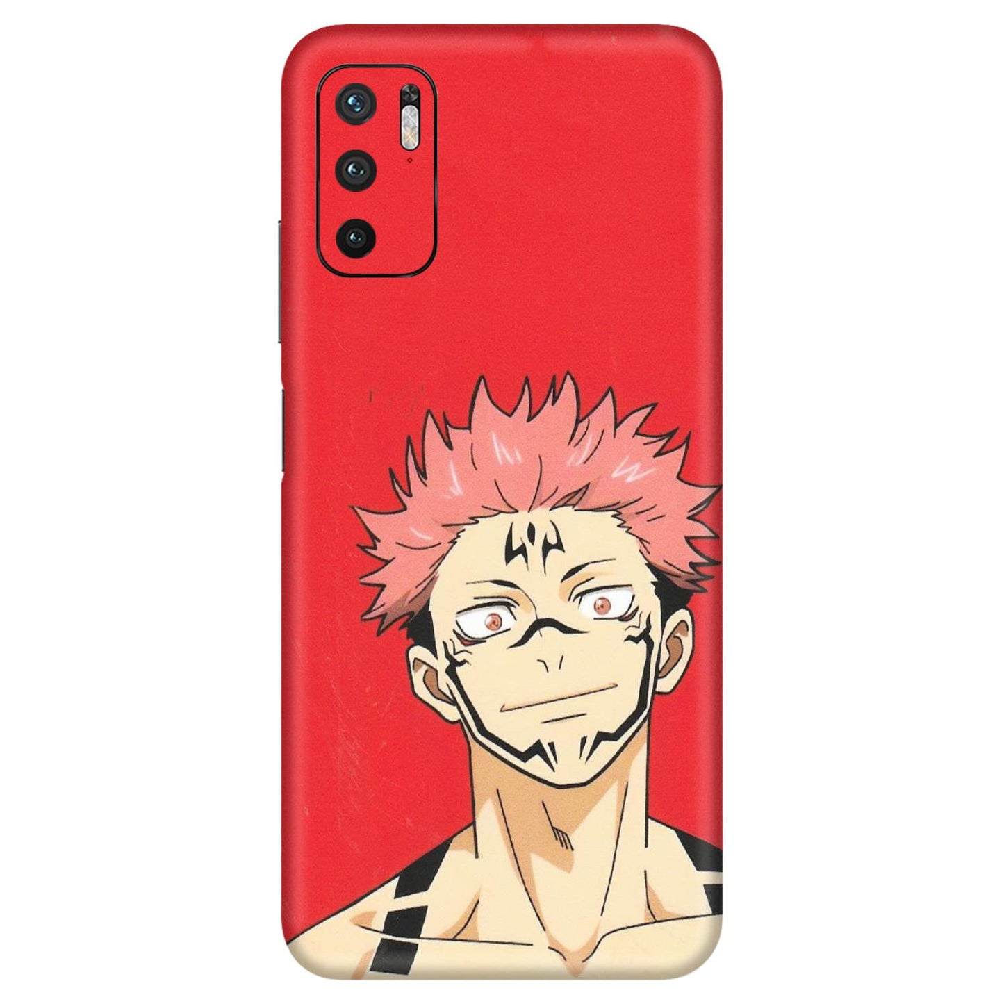 Xiaomi Redmi Phone Skins (All Models) - Ryomen Sukuna Fun Anime - Matte Finish (M-153) Redmi Note 10T 5G
