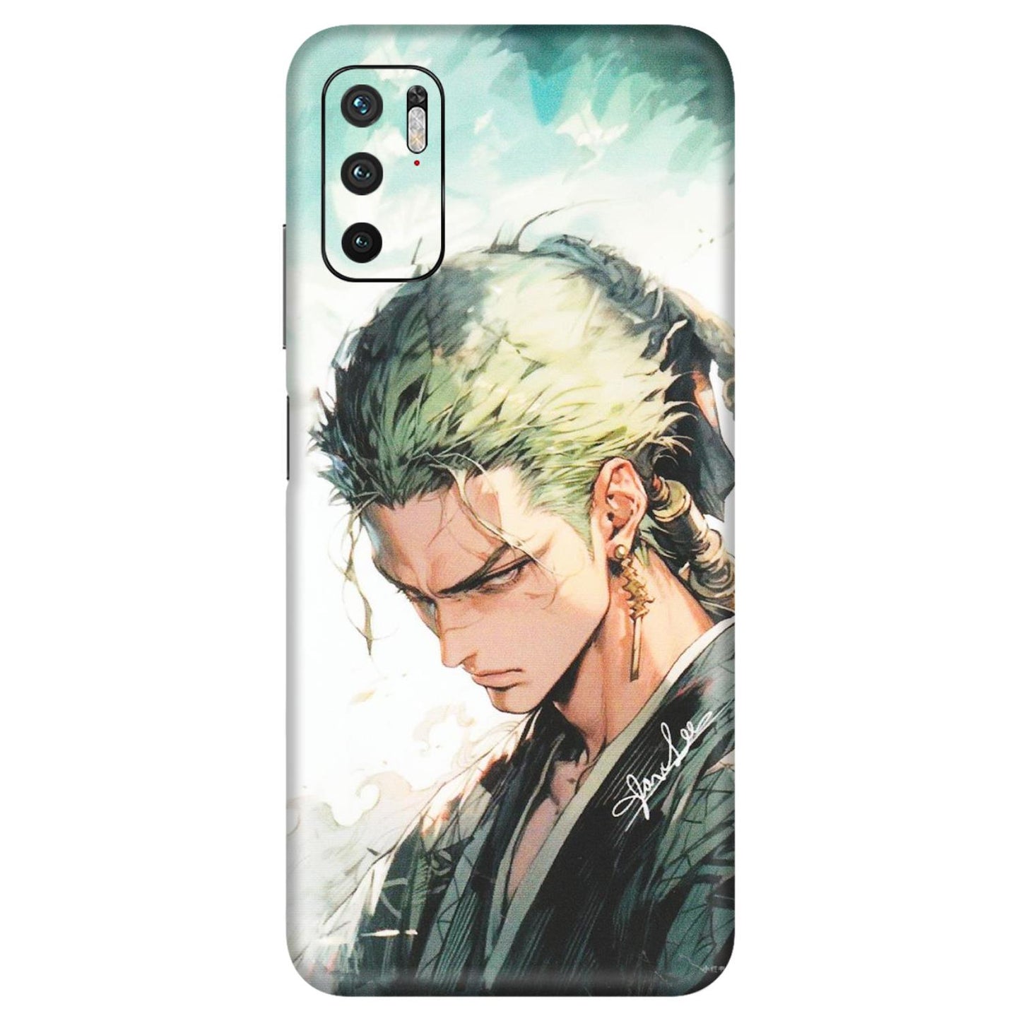 Xiaomi Redmi Phone Skins (All Models) - Pirate Hunter One Piece Anime - Matte Finish (M-157) Redmi Note 10T 5G