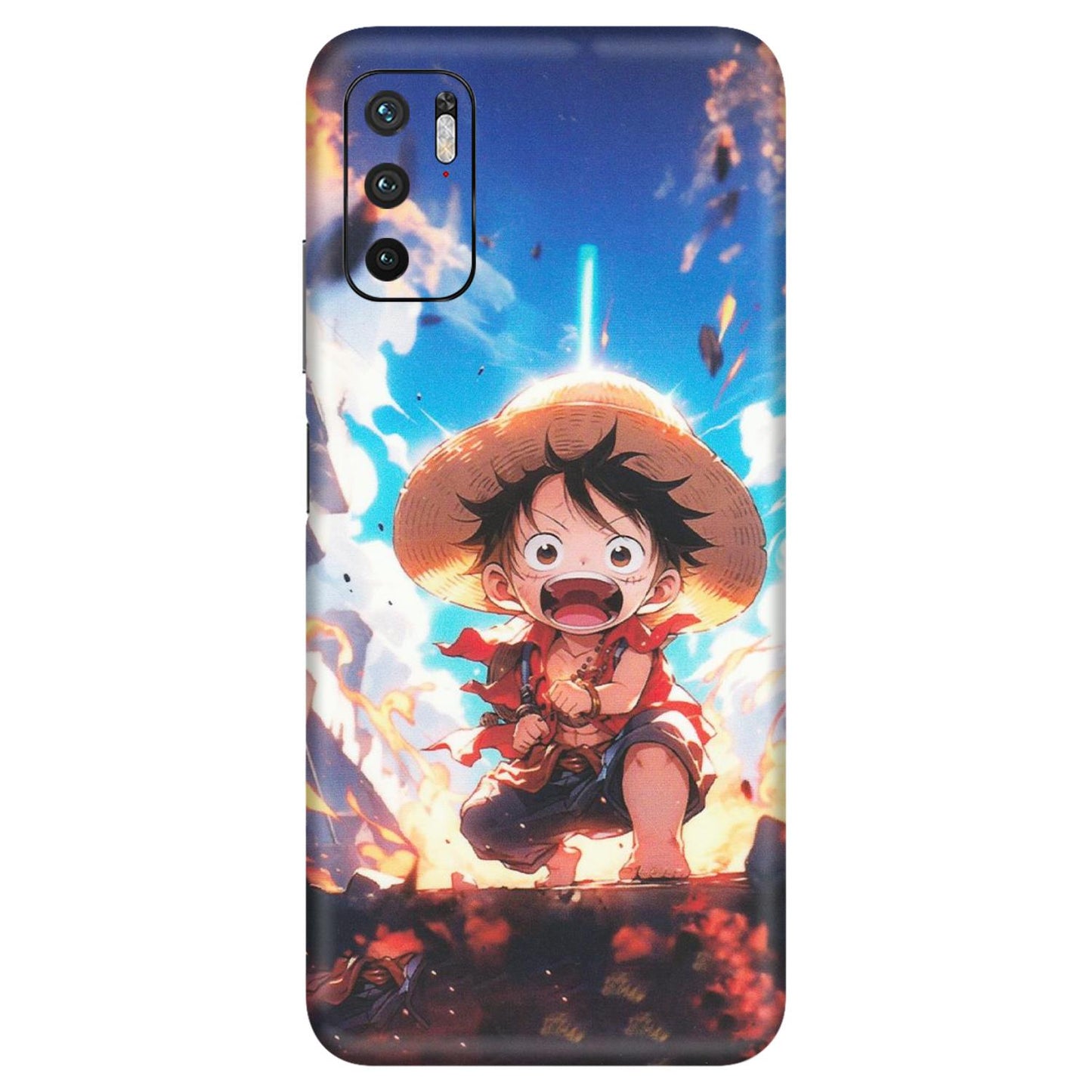 Xiaomi Redmi Phone Skins (All Models) - Toon One Piece Cute Character - Matte Finish (M-35) Redmi Note 10T 5G