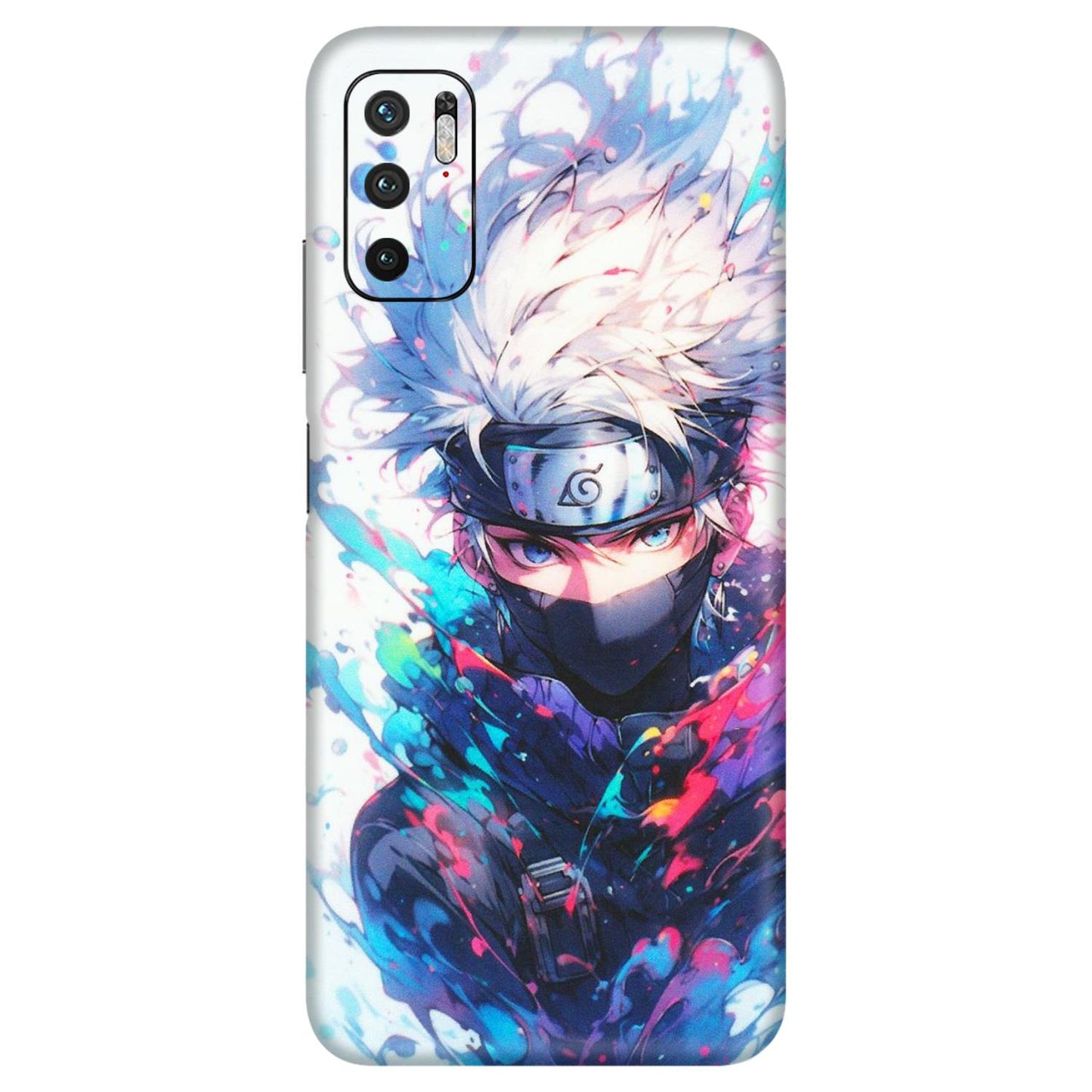 Xiaomi Redmi Phone Skins (All Models) - Naruto Face Mask - Matte Finish (M-03) Redmi Note 10T 5G