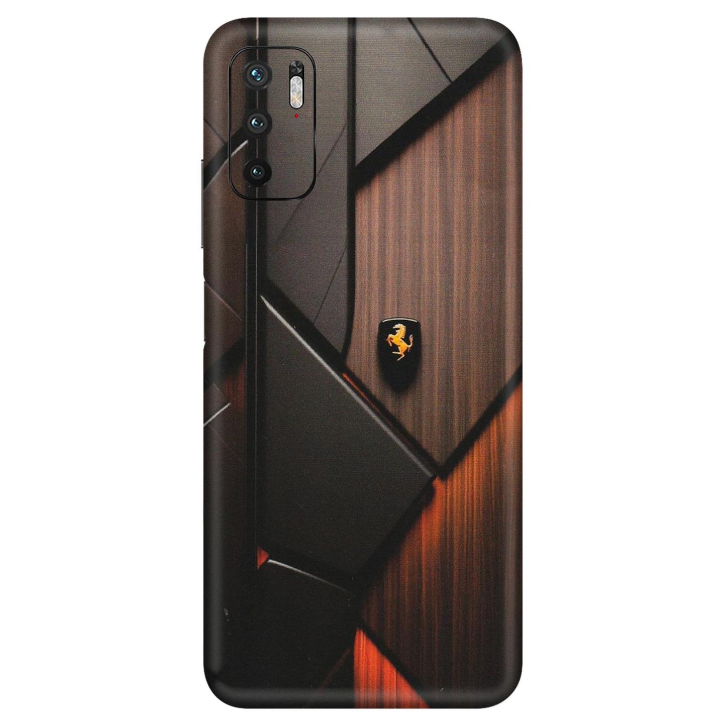 Xiaomi Redmi Phone Skins (All Models) - Lambo Beauty Wood Pattern Sober - Matte Finish (M-51) Redmi Note 10T 5G