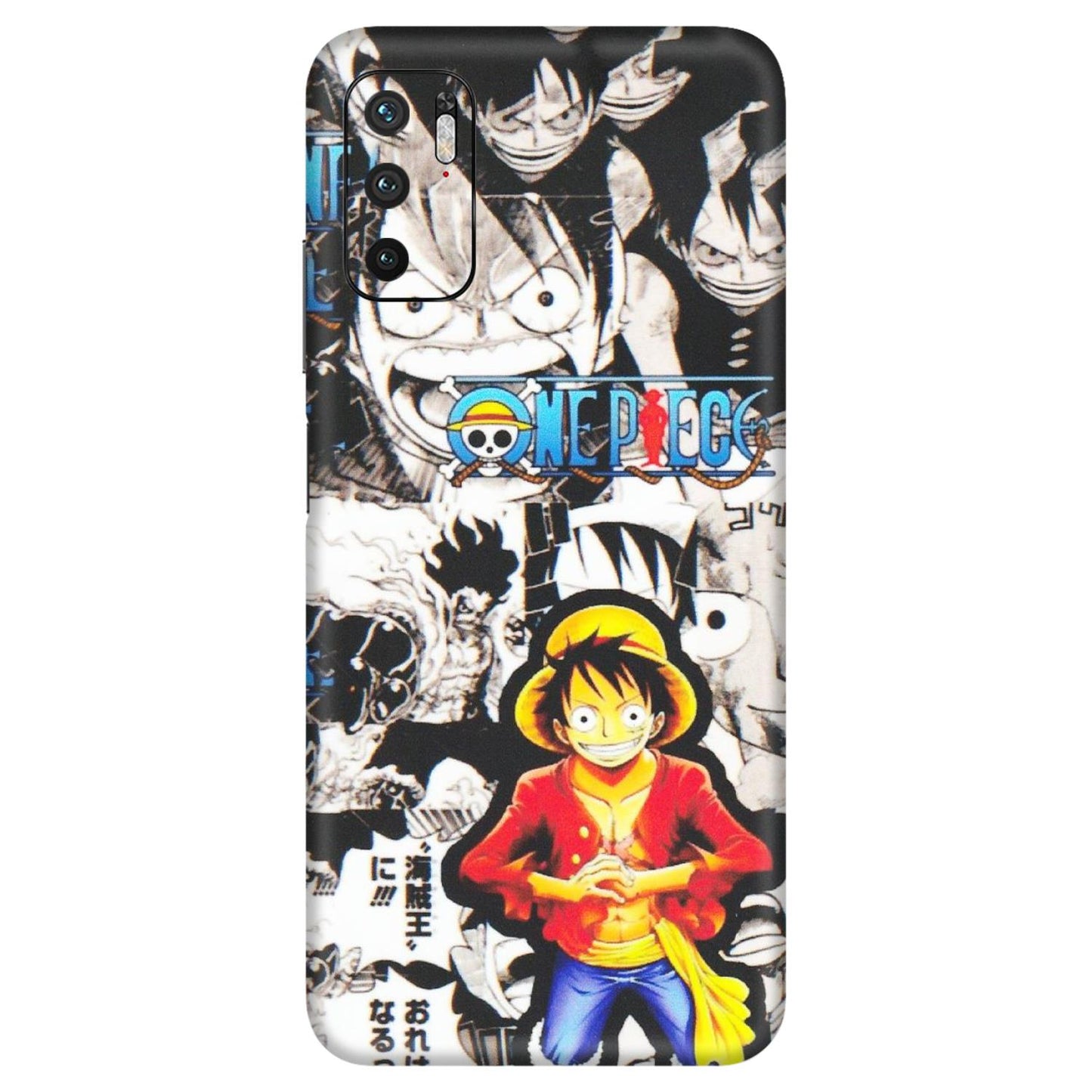 Xiaomi Redmi Phone Skins (All Models) - One Piece B&W - Matte Finish (M-63) Redmi Note 10T 5G