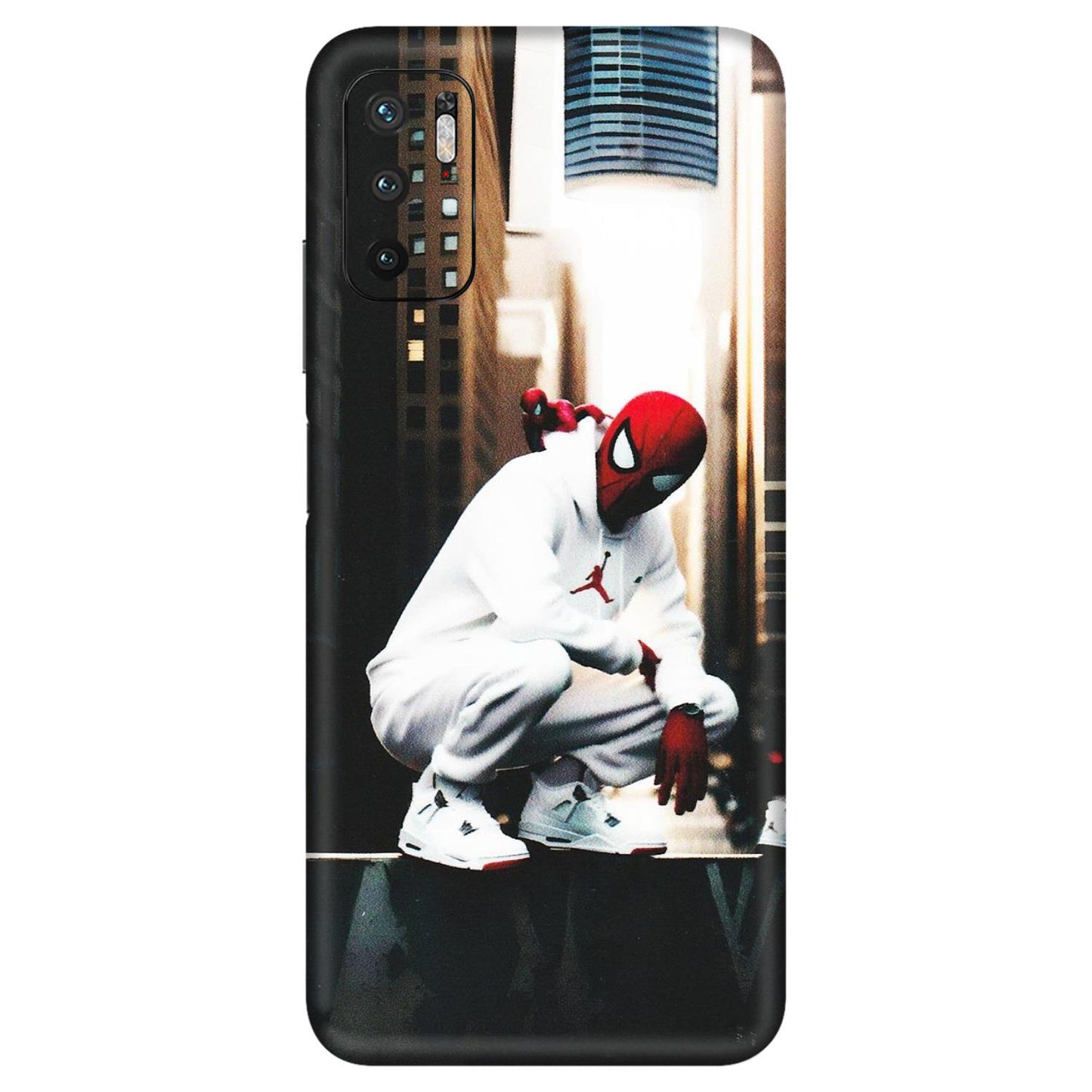 Xiaomi Redmi Phone Skins (All Models) - Sportsman Spider Man - Matte Finish (M-94) Redmi Note 10T 5G