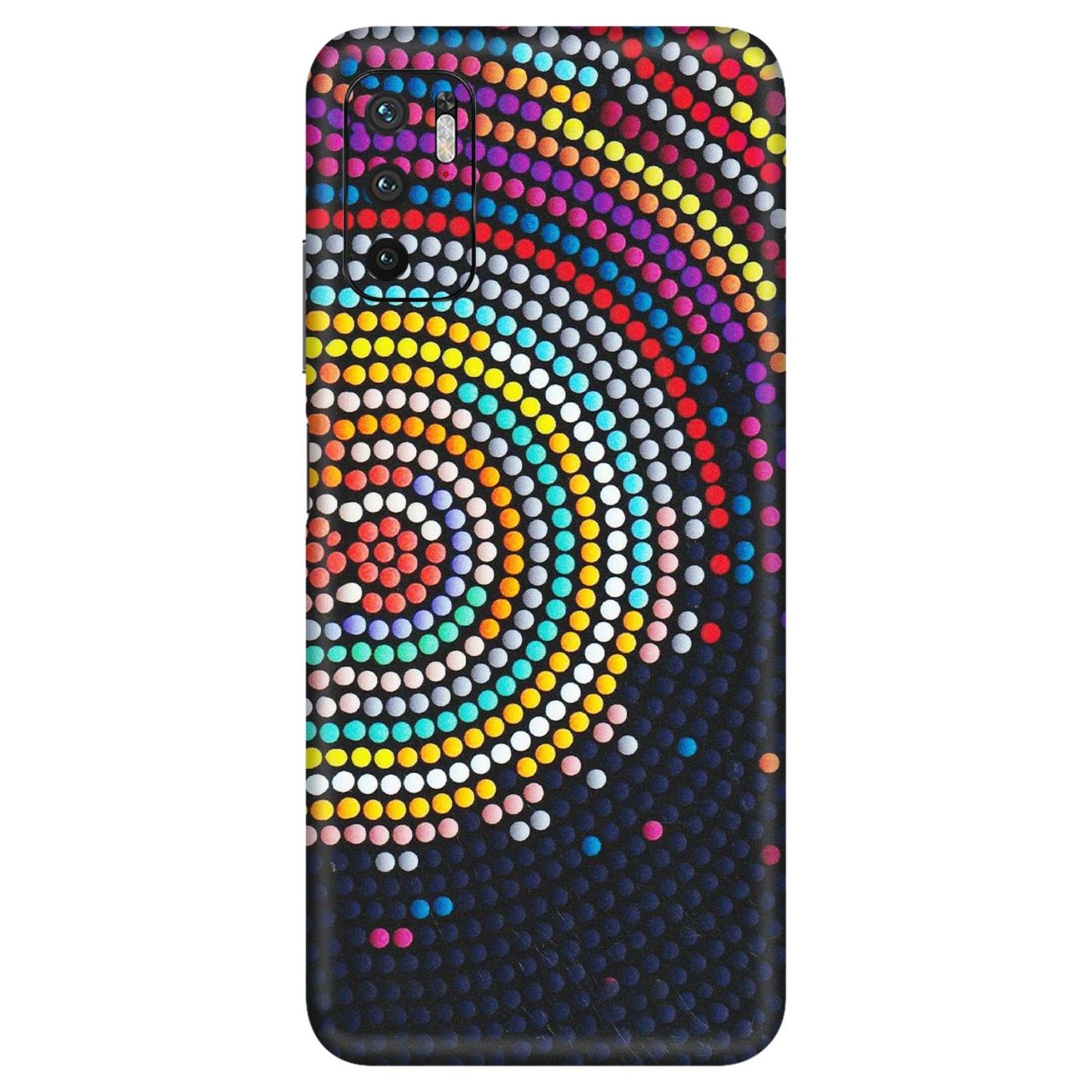 Xiaomi Redmi Phone Skins (All Models) - Rainbow Dot Mandala - Matte Finish (M-97) Redmi Note 10T 5G