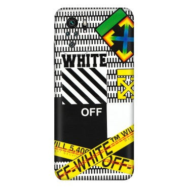 Xiaomi Redmi Phone Skins (All Models) - White Off Abstract - 3D Embossed Finish (L-172) Redmi Note 10