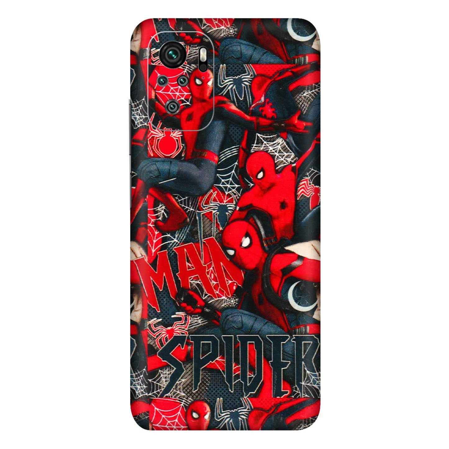 Xiaomi Redmi Phone Skins (All Models) - SpiderMan Cool - 3D Embossed Finish (L-188) Redmi Note 10
