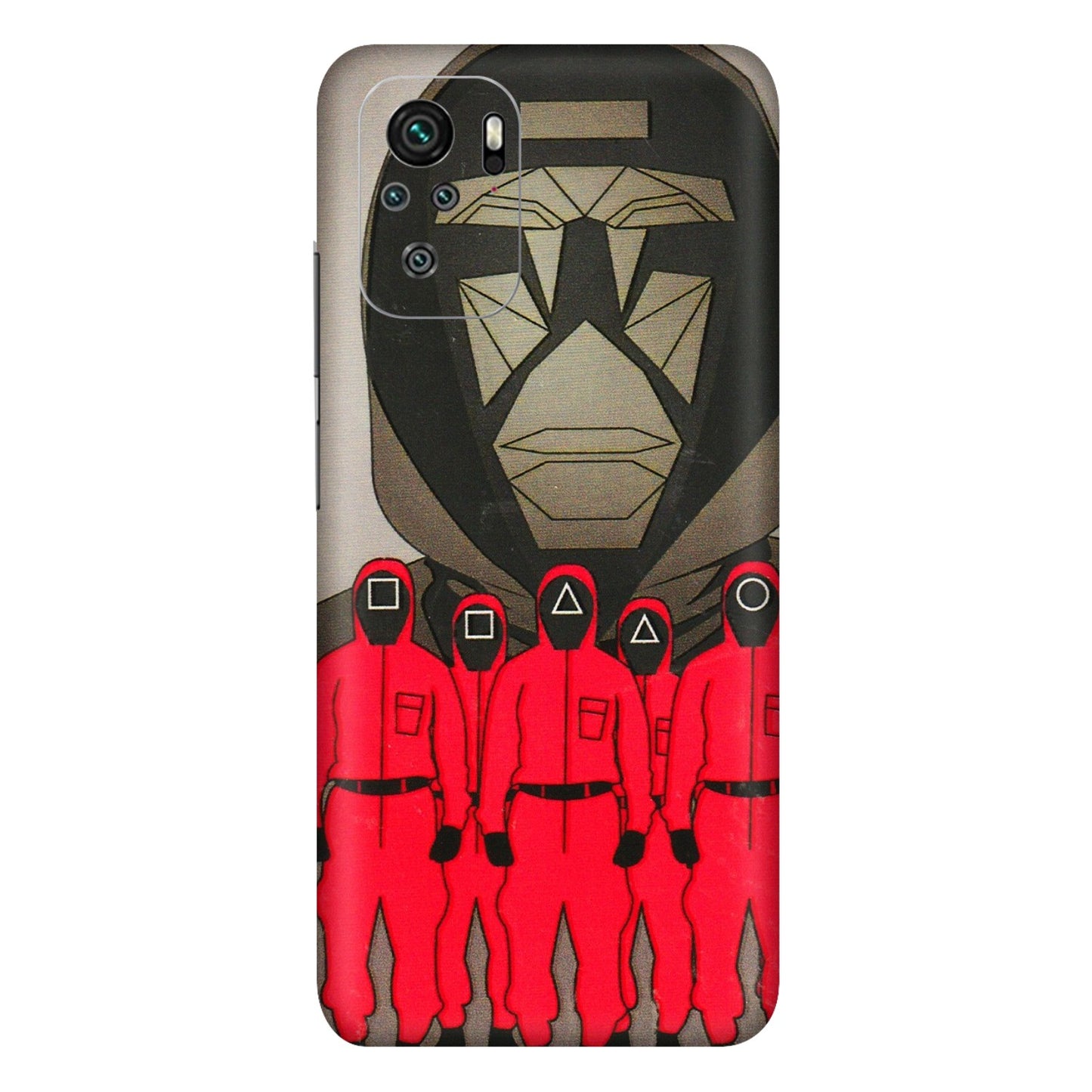 Xiaomi Redmi Phone Skins (All Models) - Squid Game Hero - 3D Embossed Finish (L-245) Redmi Note 10