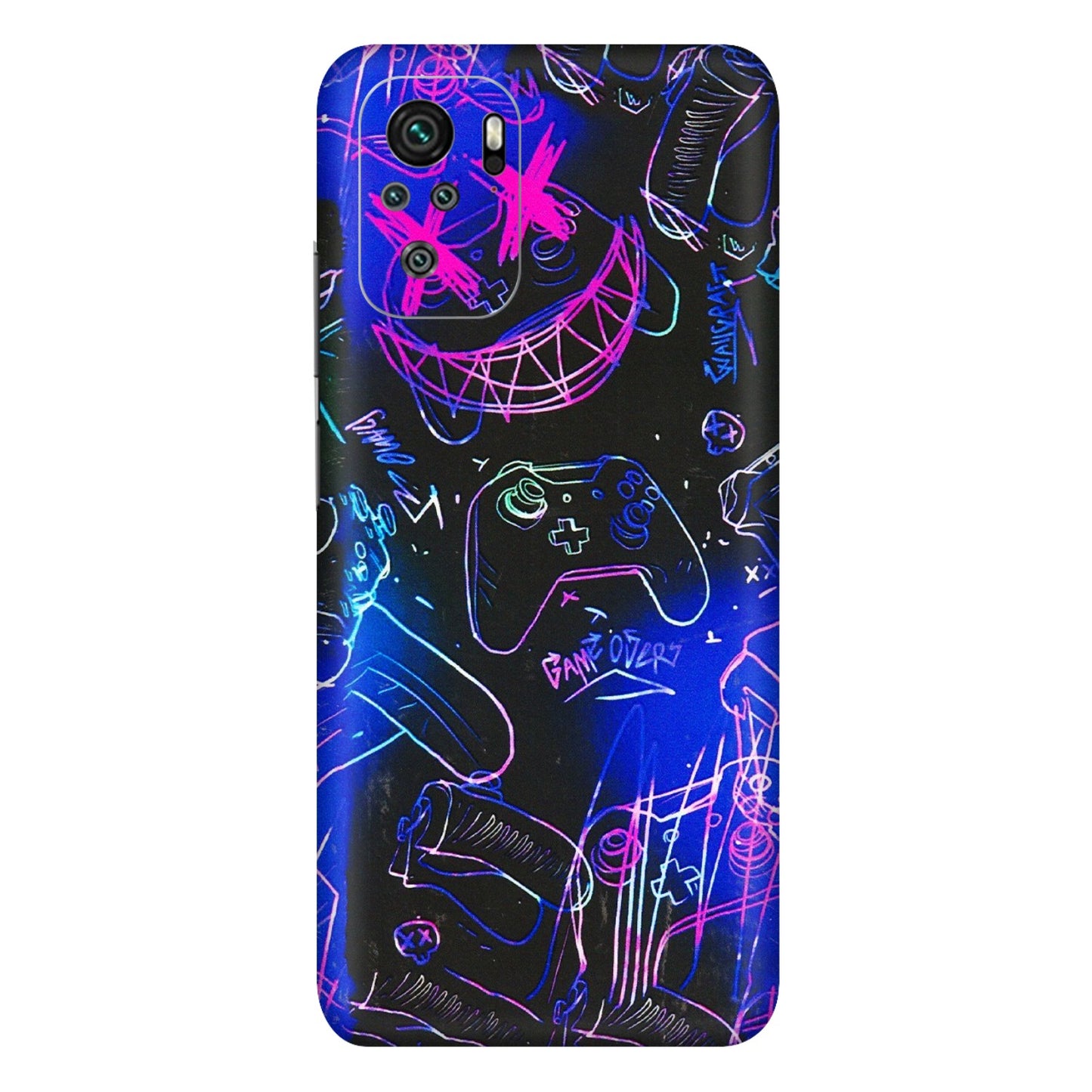 Xiaomi Redmi Phone Skins (All Models) - Gamers Paradise - 3D Embossed Finish (L-258) Redmi Note 10