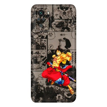 Xiaomi Redmi Phone Skins (All Models) - One Piece Rocket Punch Manga - 3D Embossed Finish (L-25) Redmi Note 10
