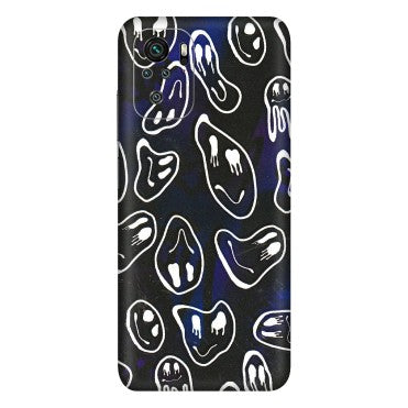 Xiaomi Redmi Phone Skins (All Models) - Distorted Smileys - 3D Embossed Finish (L-92) Redmi Note 10