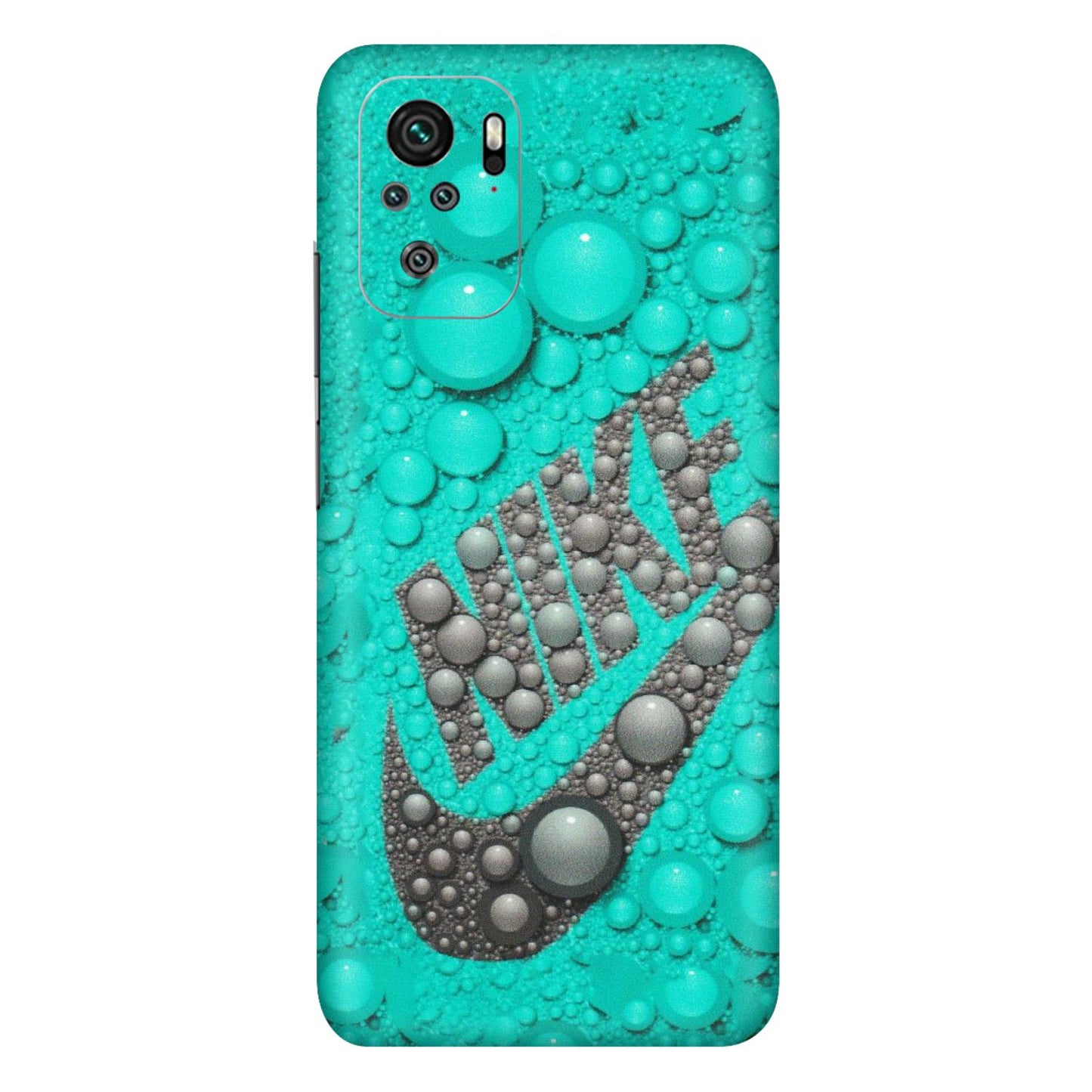 Xiaomi Redmi Phone Skins (All Models) - Shoe Brand Bubbles - Matte Finish (M-42) Redmi Note 10