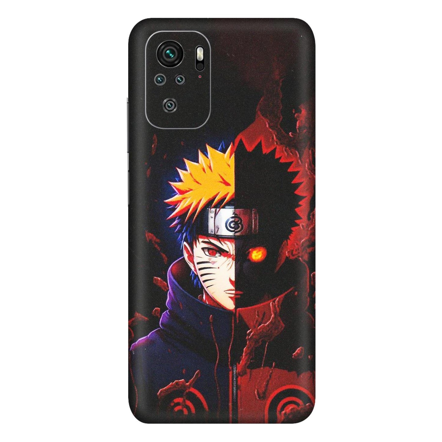 Xiaomi Redmi Phone Skins (All Models) - Naruto X Evil - Matte Finish (M-70) Redmi Note 10