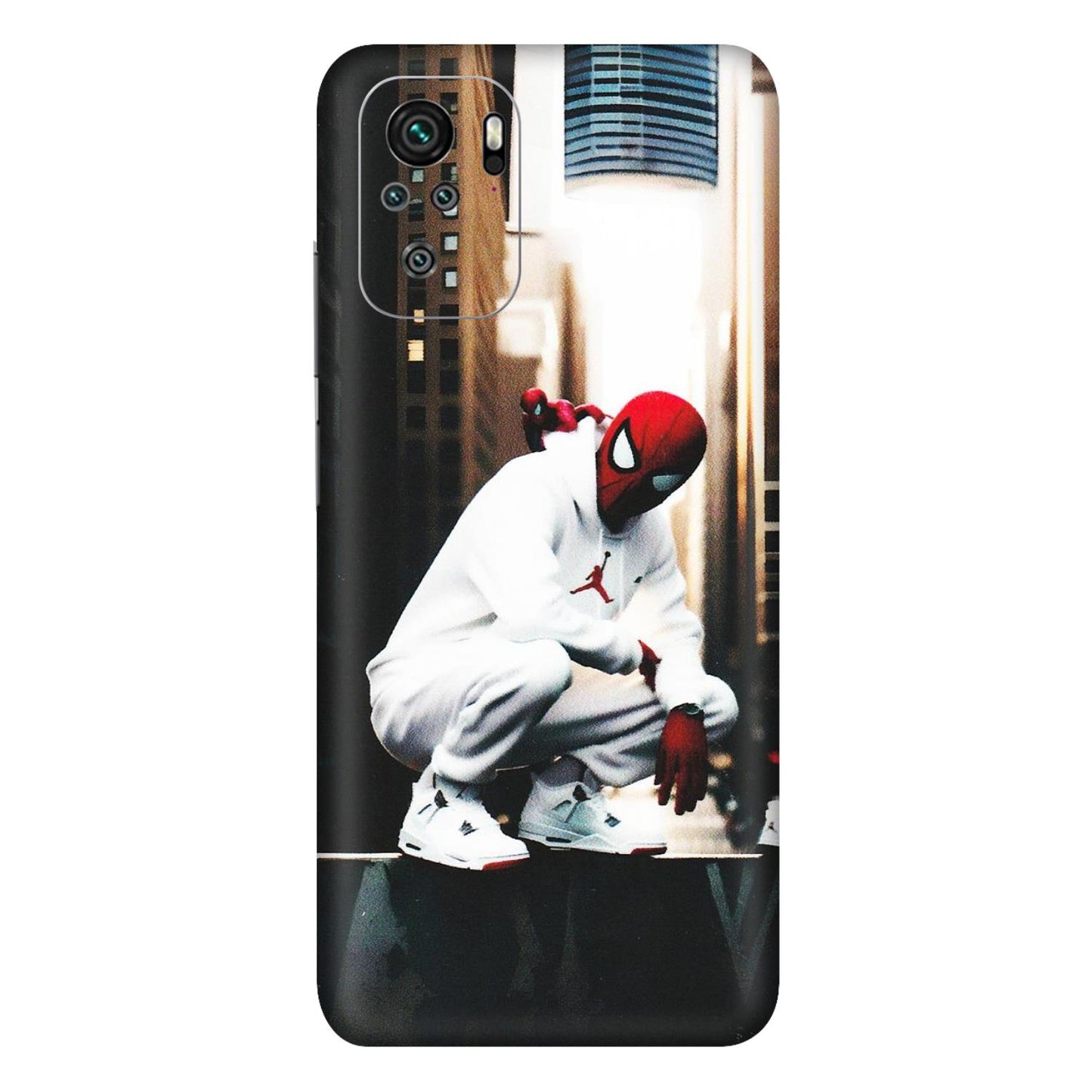 Xiaomi Redmi Phone Skins (All Models) - Sportsman Spider Man - Matte Finish (M-94) Redmi Note 10