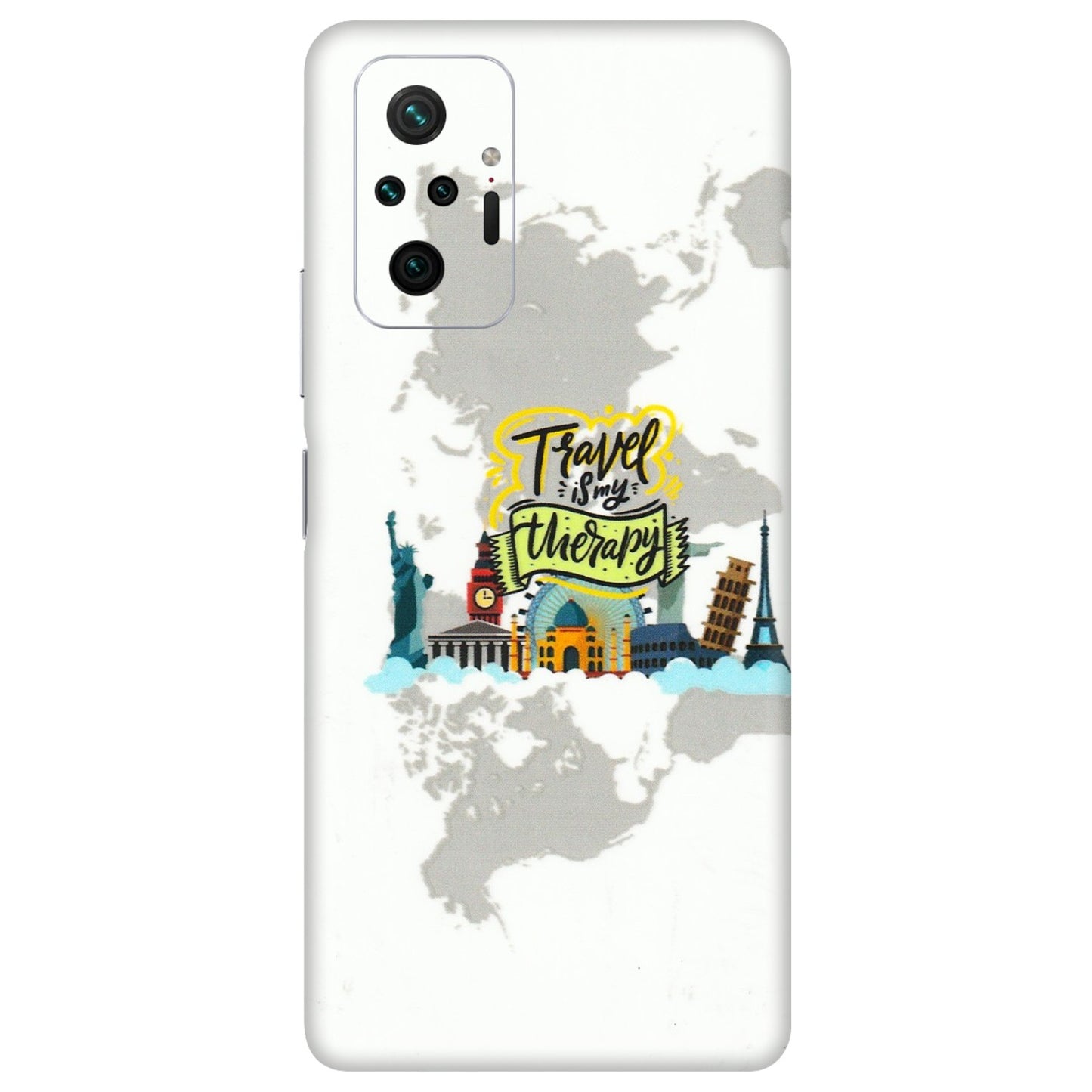Xiaomi Redmi Phone Skins (All Models) - Travel Therapy - 3D Embossed Finish (L-199) Redmi Note 10 Pro