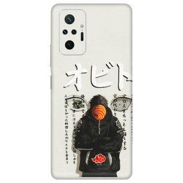 Xiaomi Redmi Phone Skins (All Models) - Obito Anime Eye - 3D Embossed Finish (L-19) Redmi Note 10 Pro
