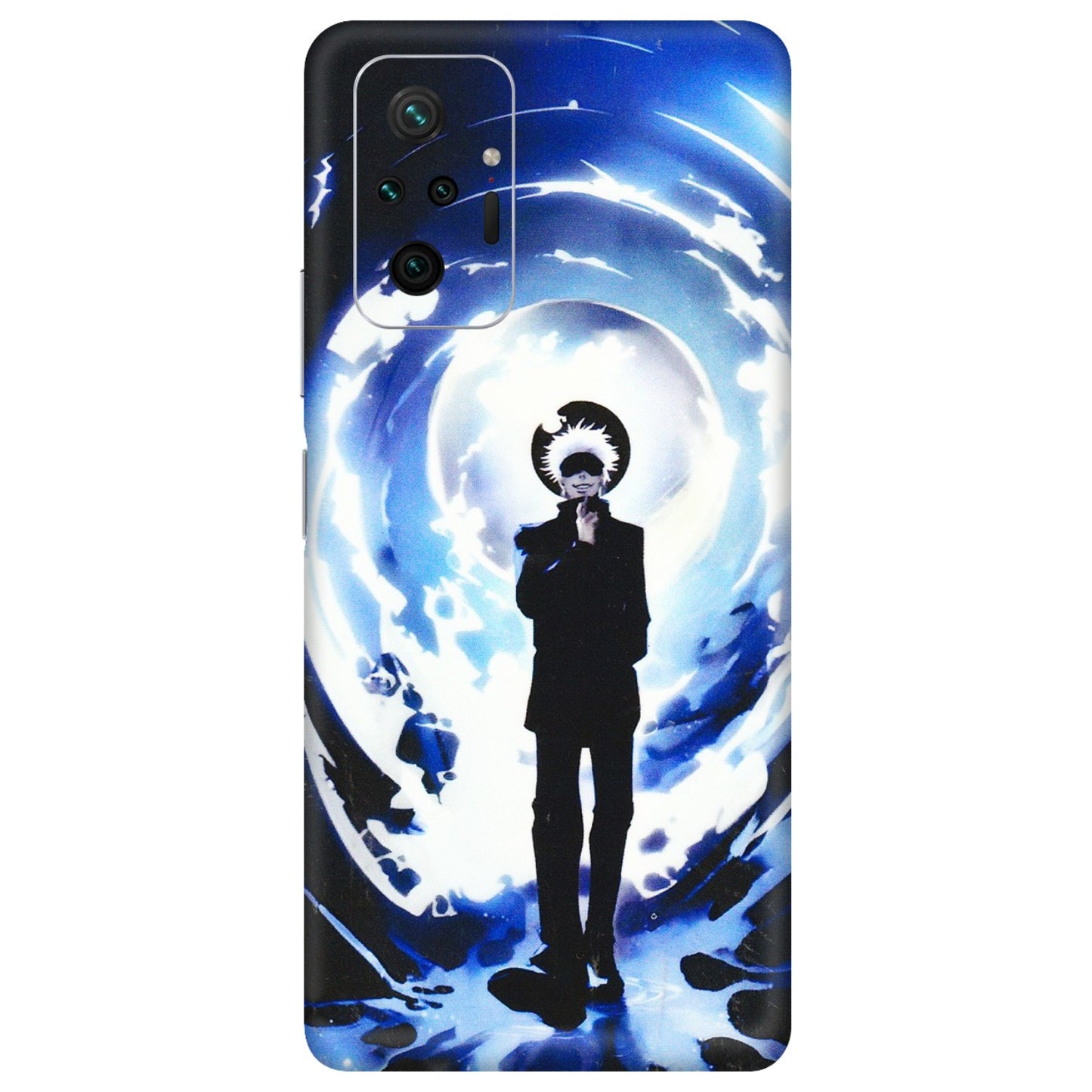 Xiaomi Redmi Phone Skins (All Models) - Satoru Gojo Dark Blue - 3D Embossed Finish (L-235) Redmi Note 10 Pro