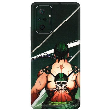 Xiaomi Redmi Phone Skins (All Models) - Zoro Anime - 3D Embossed Finish (L-23) Redmi Note 10 Pro