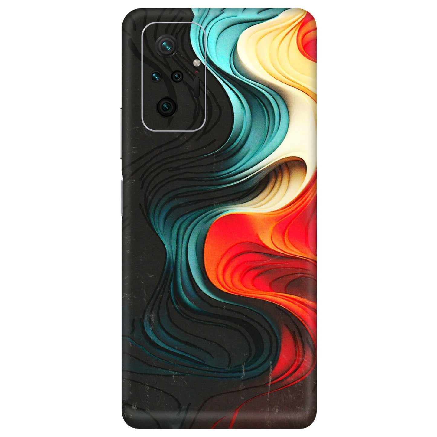 Xiaomi Redmi Phone Skins (All Models) - The Silky Swirl - 3D Embossed Finish (L-240) Redmi Note 10 Pro